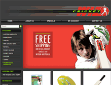 Tablet Screenshot of cricketwiz.com.au